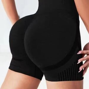 Black  Active Sport Shorts